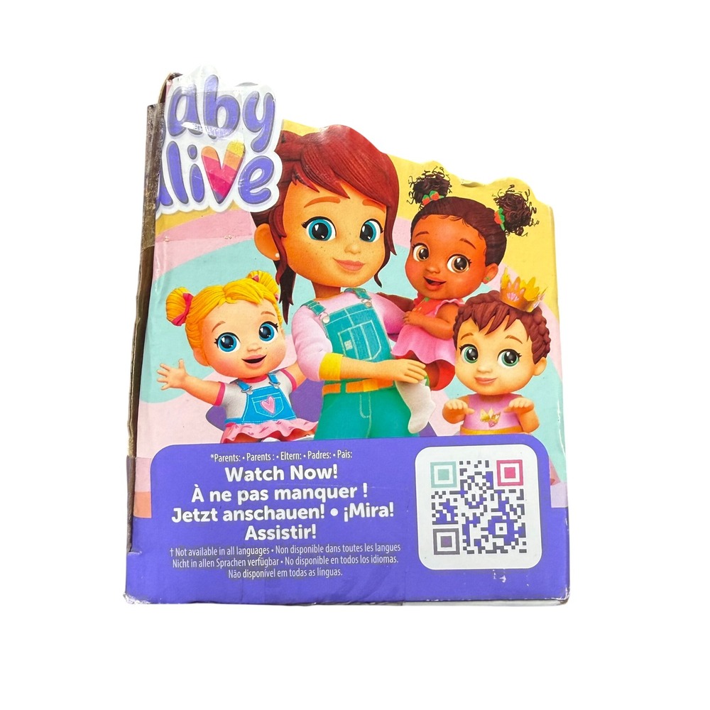 Baby Alive Katie Kat Birthday Bestie Doll Black Hair Toy Roleplay Hasbro New Box - Picture 4 of 7